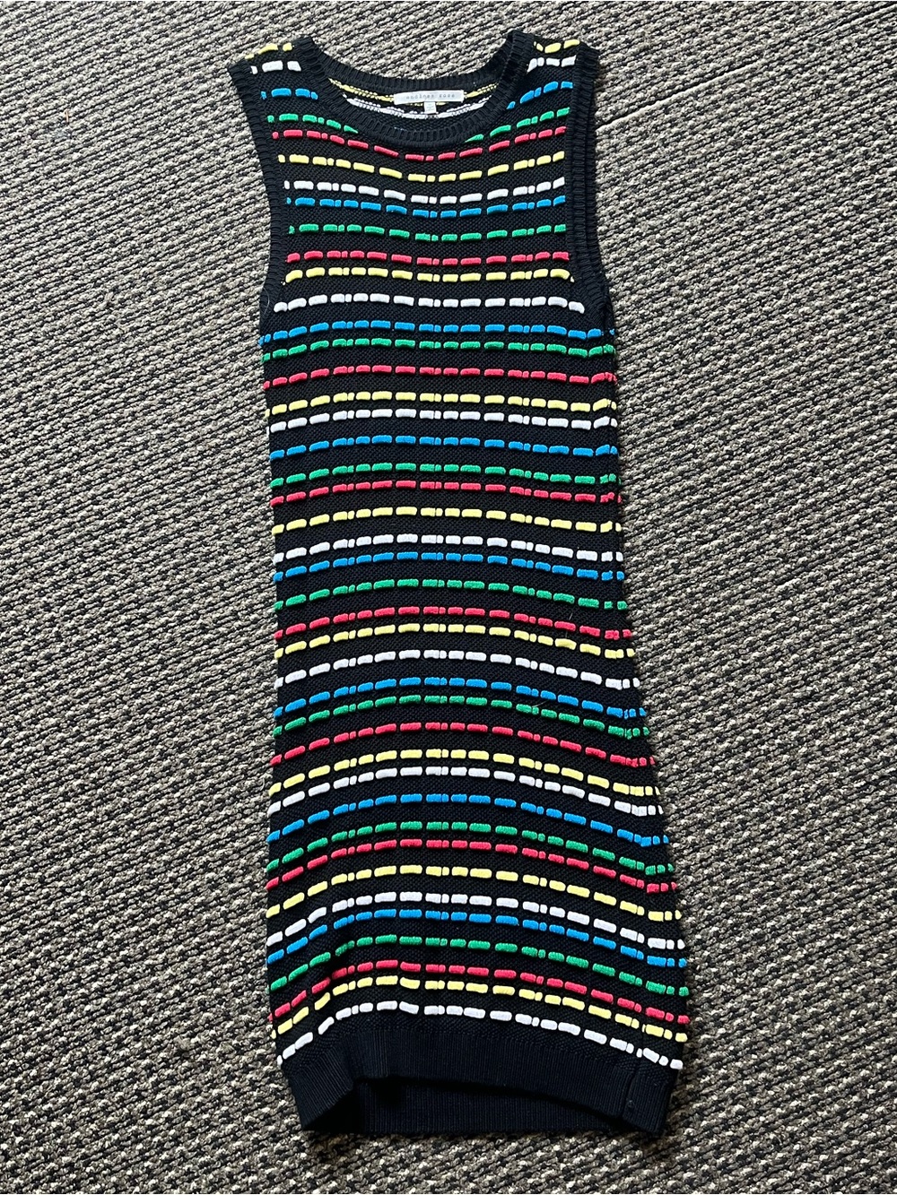 Knit multicoloured dress
